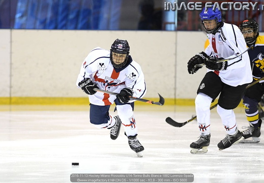 2016-11-13 Hockey Milano Rossoblu U14-Torino Bulls Bianca (4-5)